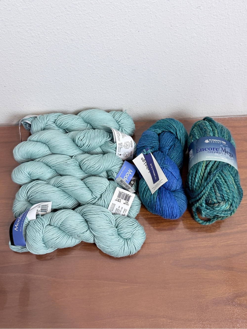 Berroco Modern Cotton 5 Skeins & Malabrigo, Plymouth Yarn Lot NWT